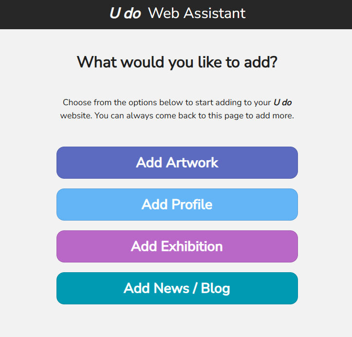 U do Web Assistant
