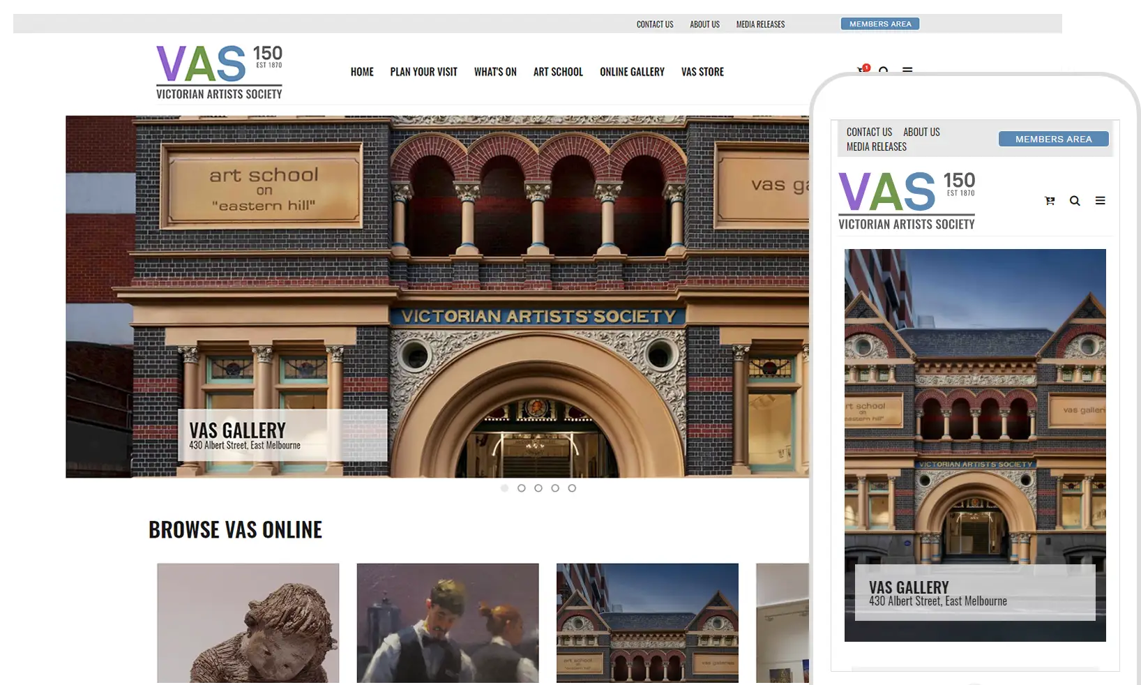 VAS Gallery - The Victorian Artists Society